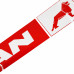 Наклейка №109 светоотражающая MAN эмблема, Правый, Полоски, Красный