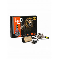 Лампа диодная K2 H4 125W 12500LM, 6000K 12-24V купить