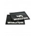 Брызговики (резина) 400х400мм WIELTON (белая надпись)