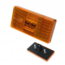 Фонарь маркерный К-З LED желтый (квадратный разъём) 12-24V /10/60 купить
