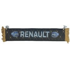 Вымпел 500х100мм эко-кожа Renault / пустой черный