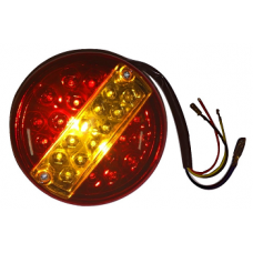 Фонарь задний 0021 LED ST1030 с подсветкой номерного знака светодидный (LED) - круглый купить