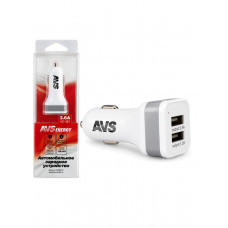 Автомобильное зарядное устройство USB (2 порта) AVS UC-323 (3,6А) Автомобильное зарядное устройство USB (2 порта) AVS UC-323 (3,6А) купить