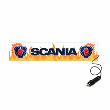 Табличка светящаяся FIRE SCANIA 24V (Двухстороняя со штекером) купить