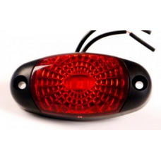 Фонарь габаритный LED 12V/24V красный (паутинка) аналог FT025 ТрАС купить