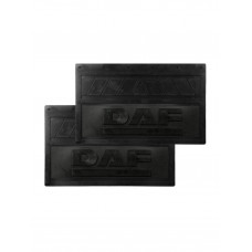 Брызговики (резина) 580х360мм DAF (черная надпись) купить