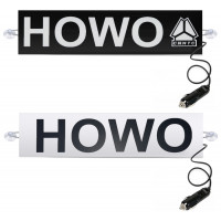 Табличка светящаяся HOWO 24V (Двухстороняя со штекером)