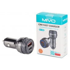 Автомобильное зарядное устройство MIVO MU-338Q / Type-C / USB / 38W