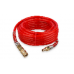 Шланг подкачки с быстр/р резиновый 10х16мм, PVC, 10м (Красный)