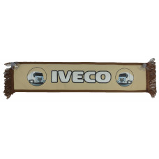 Вымпел 500х100мм эко-кожа Iveco / пустой бежевый