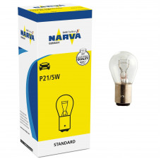 Лампа NARVA P21/5W 21W (BAY15d) 24v купить