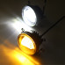 Фара противотуманная LED 30W DAF (универс.) 3Led, 2 режимa, Б/Ж, 12-24V, d=90мм, регулир., к-т