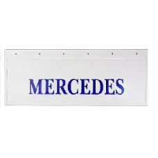 Брызговики 670х270мм "MERCEDES" (синий) Белая Резина LUX РБ купить