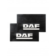 Брызговики (резина) 580х360мм DAF (белая надпись) купить