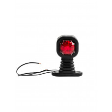 Фонарь габаритный ОГ-30 LED "МИНИ" высота=76мм. квадратный  красно-белый /1/30