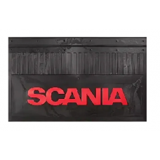Брызговики 600х370мм (SCANIA) красная надпись LUX РБ купить