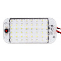 Плафон в кабину LED 48Led накладной с выключателем 12-24V купить