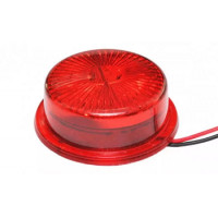 Элемент светодиодный фонаря габаритного LED "CARMOS" (Е-102, красный, 24V, 4-светодиода) Турция