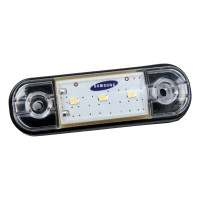 Указатель габарита (маркерный) 160 3 LED белый SAMSUNG 12-24V