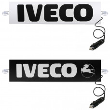 Табличка светящаяся IVECO 24V (Двухстороняя со штекером) купить
